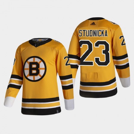Camisola Boston Bruins Jack Studnicka 23 2020-21 Reverse Retro Authentic - Homem
